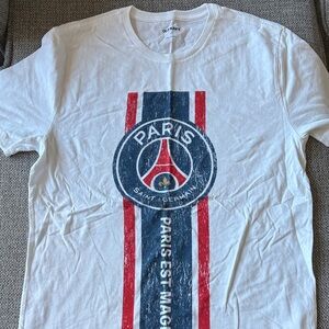 Old Navy White Paris Saint Germain Graphic Tee - Size S - NEW w/o TAGS